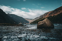 风景、湖泊、山脉